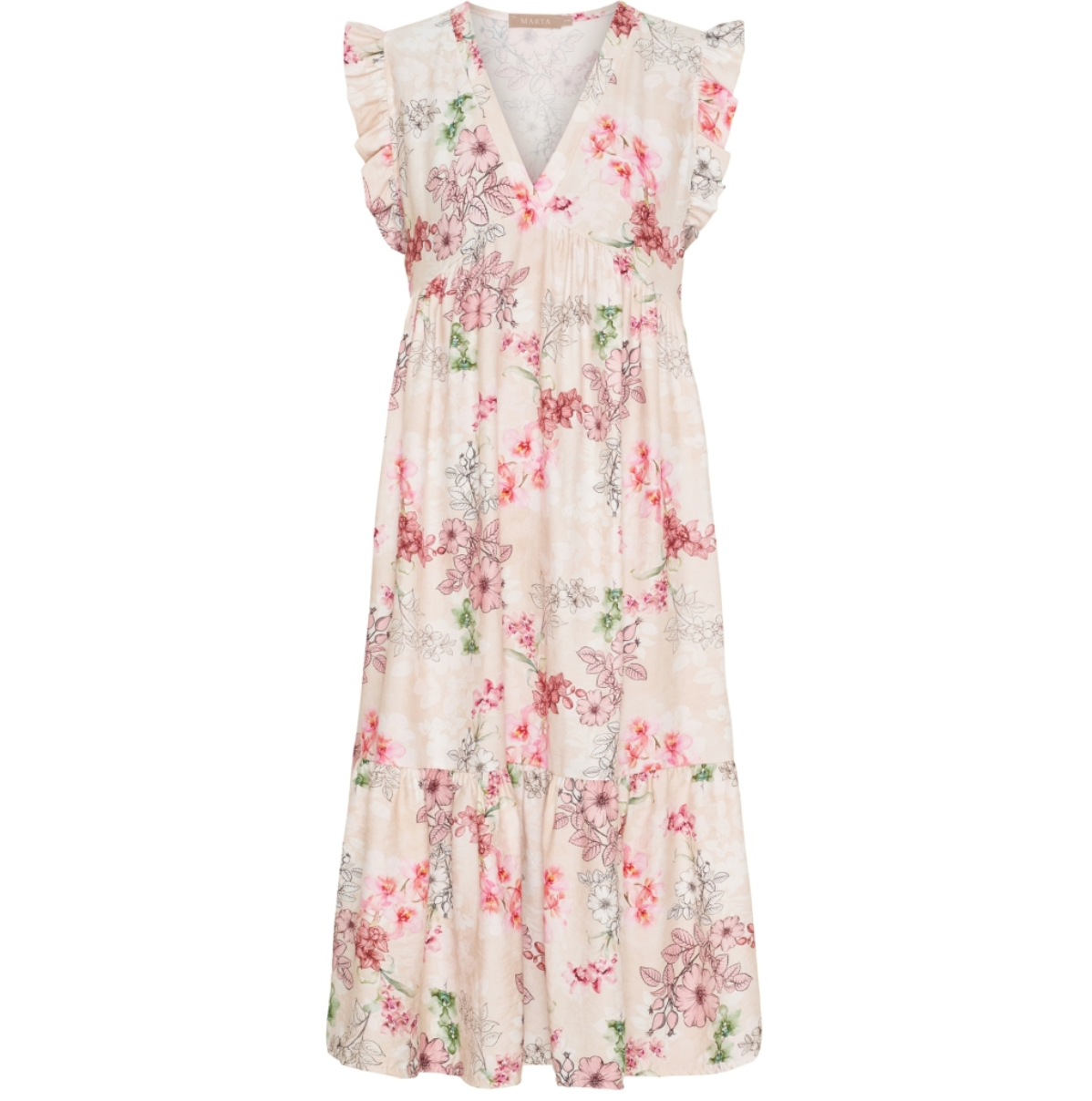 Robe Anika Rose flower