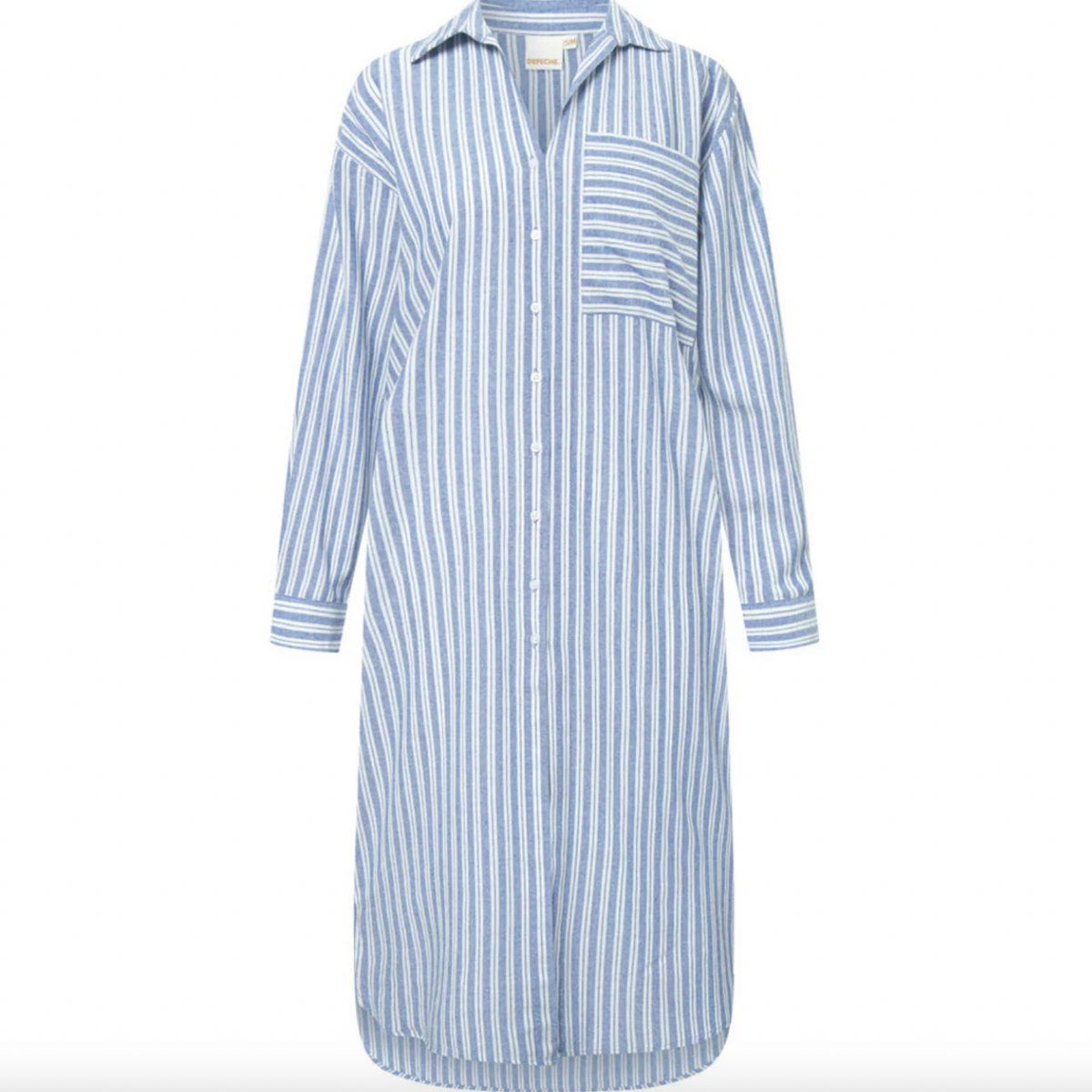 Robe-chemise Summer strip cotton