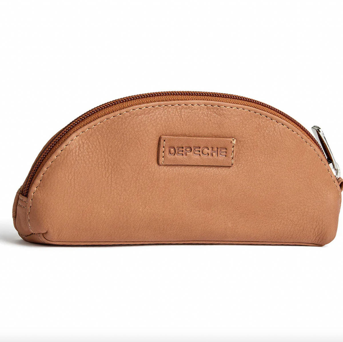 Pochette de maquillage - Cognac