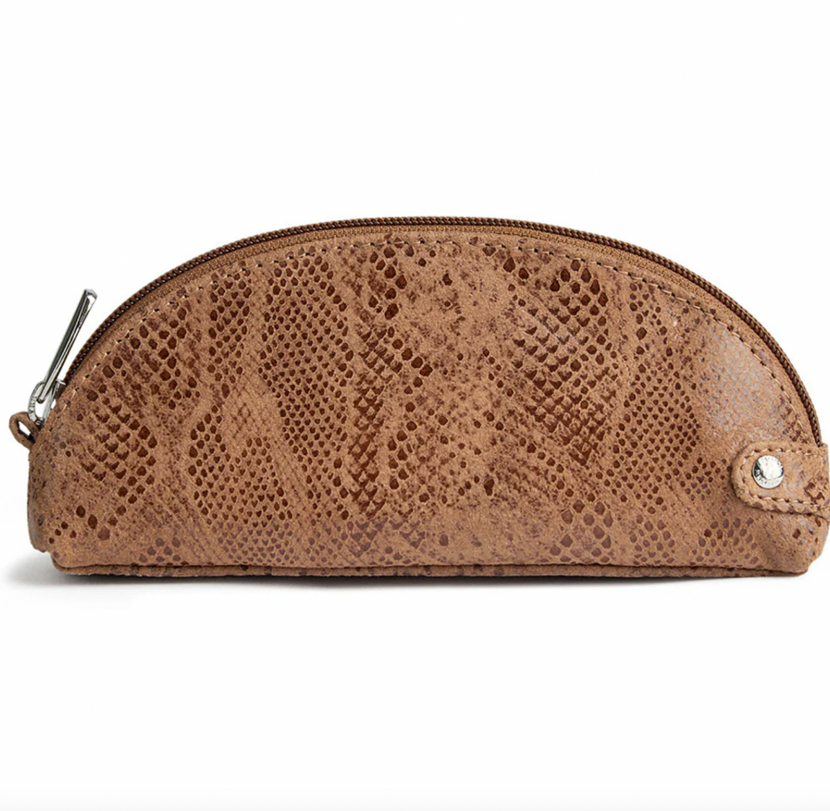 Pochette à cosmétiques - Camel snake
