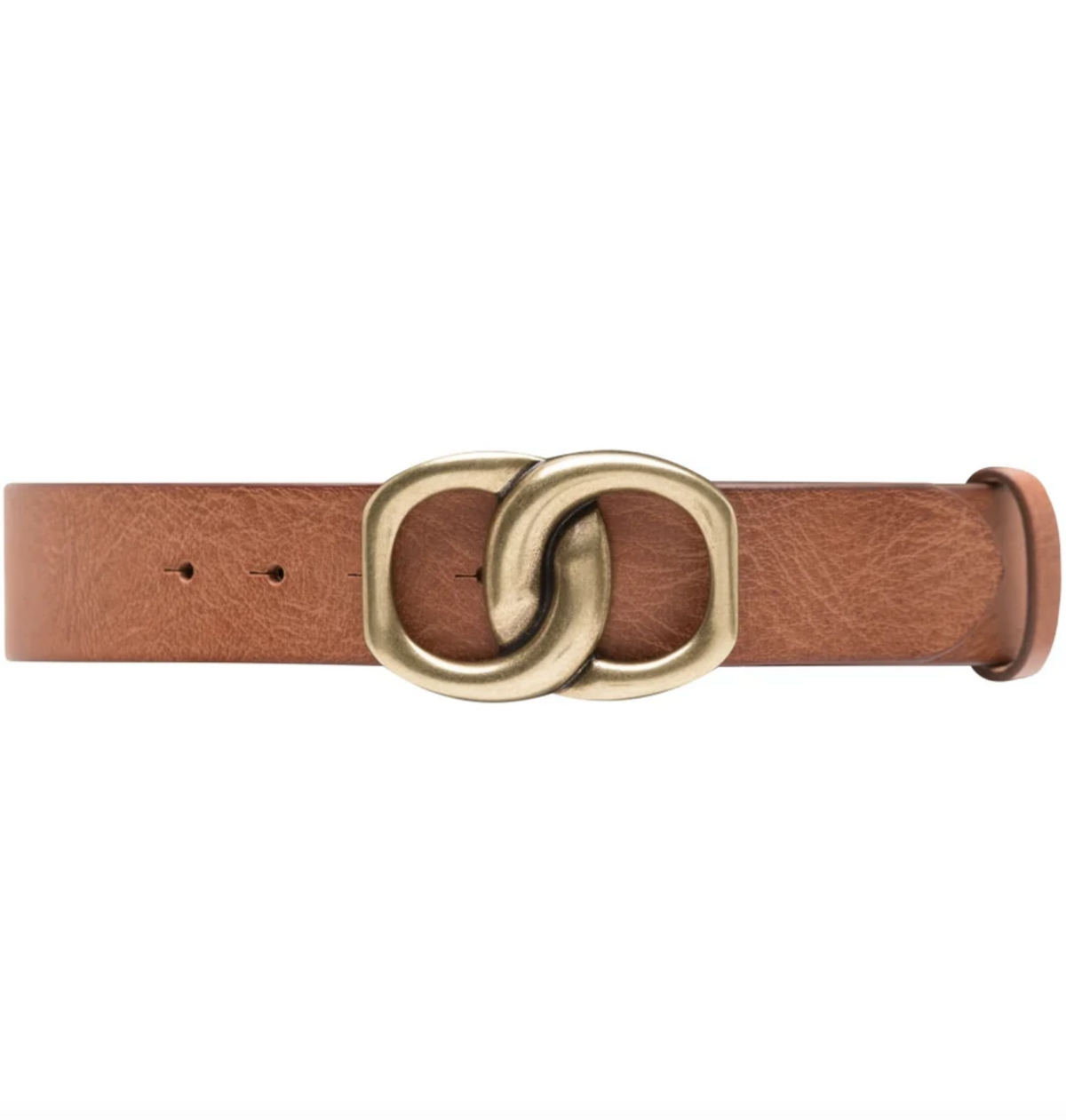 Ceinture en jean - Cognac