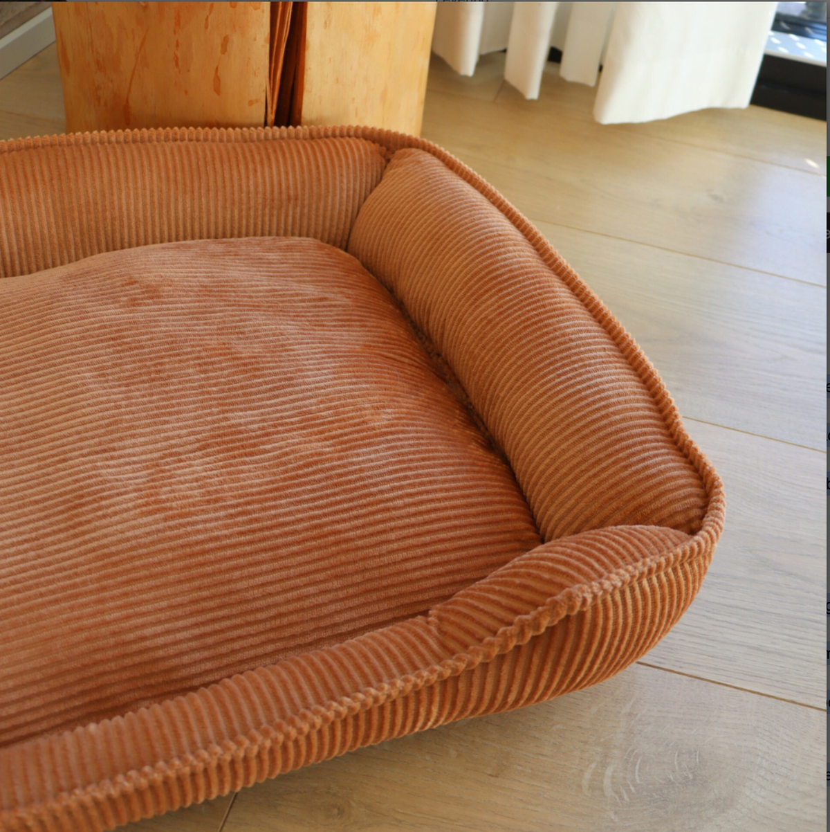 Panier pour chien en velours 70x52 cm