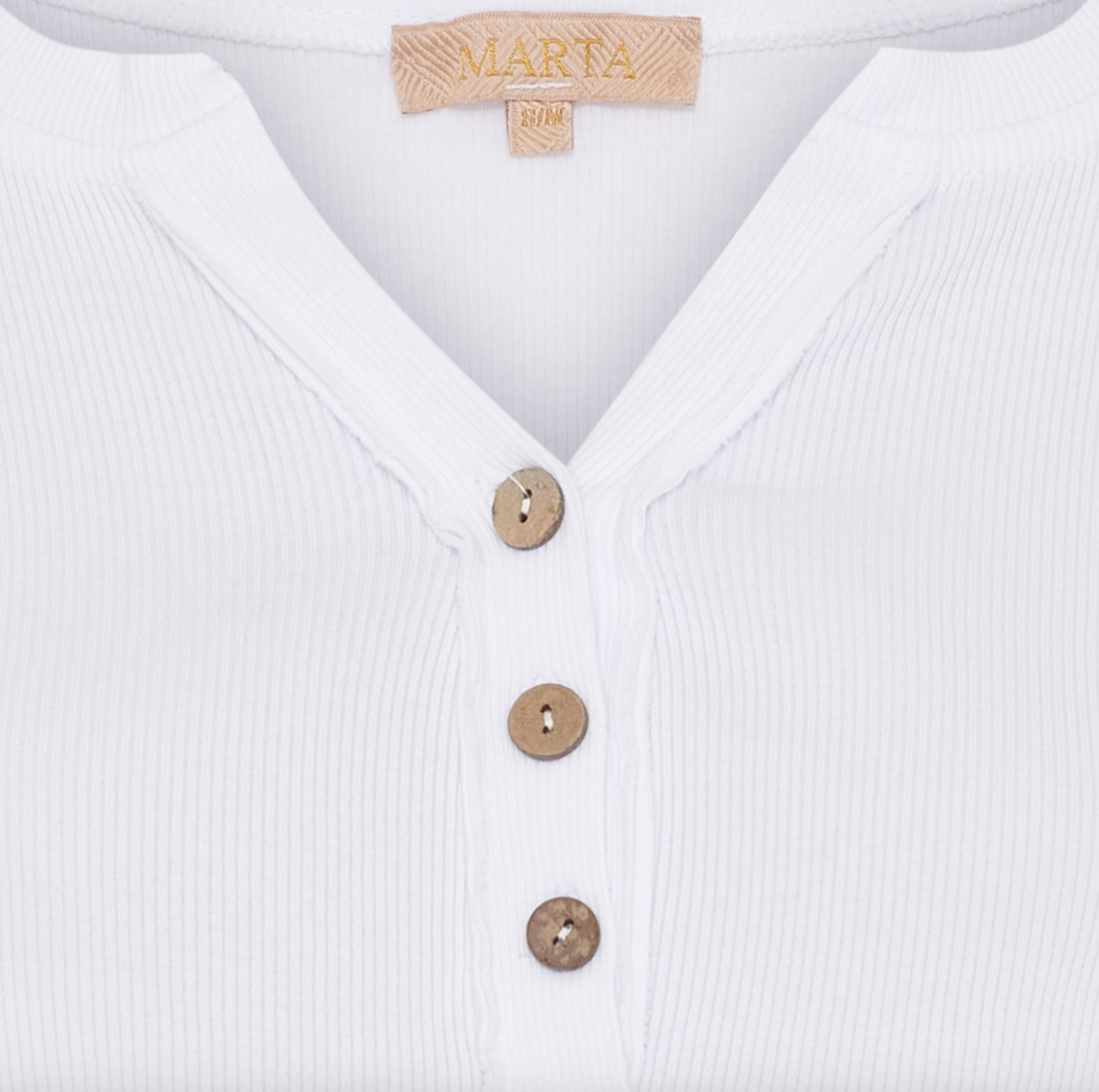 Blouse à boutons - Blanc