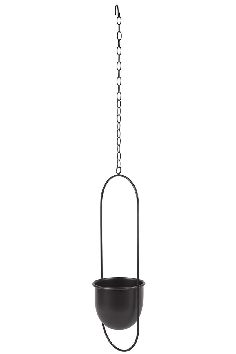 Pot avec suspension  - Black