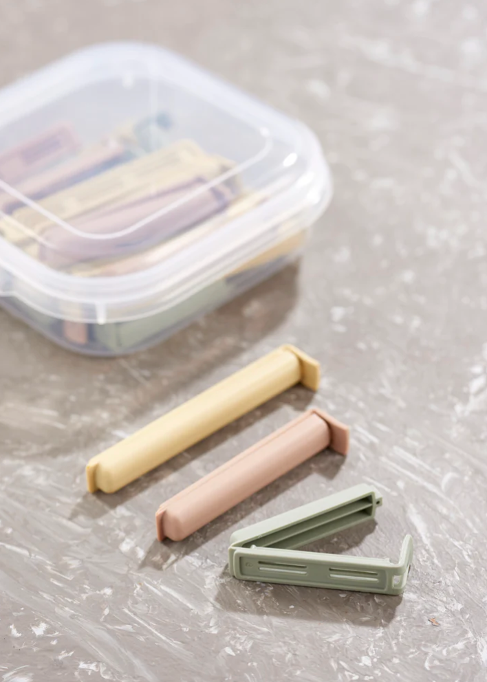 Pinces à sachet dans une boîte - 24 pcs