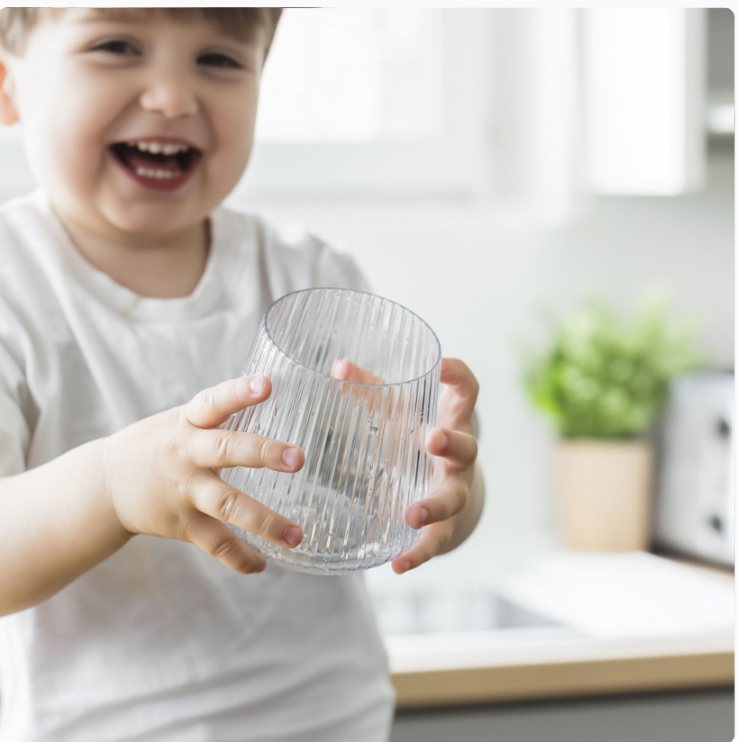 Verres en plastique au style épuré pour le quotidien et les fêtes - 4 pcs