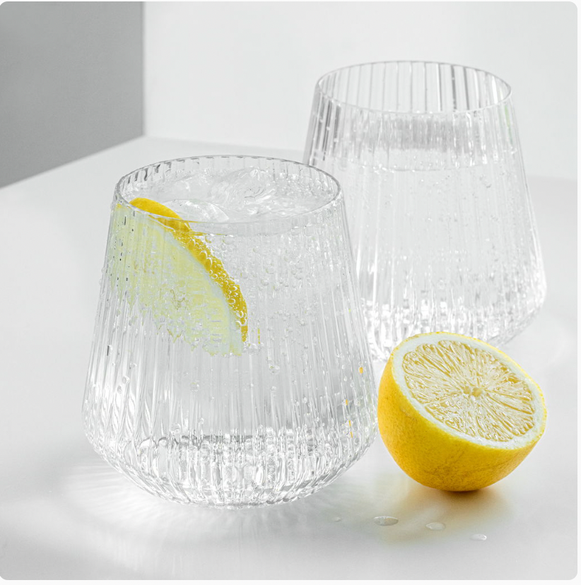 Verres en plastique au style épuré pour le quotidien et les fêtes - 4 pcs