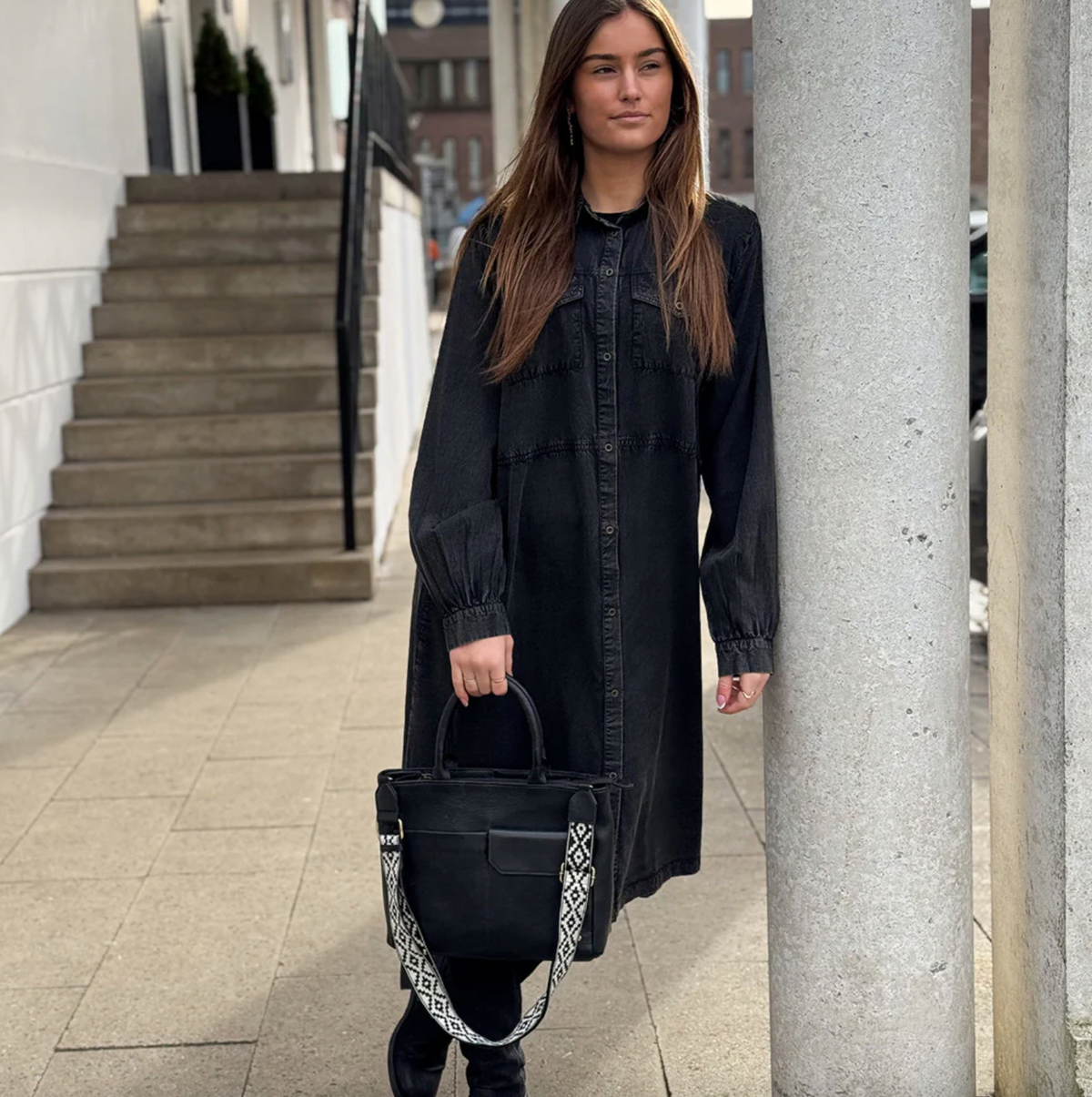 Robe Victoria - Gris pierre