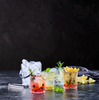 Seau à glace avec 4 verres