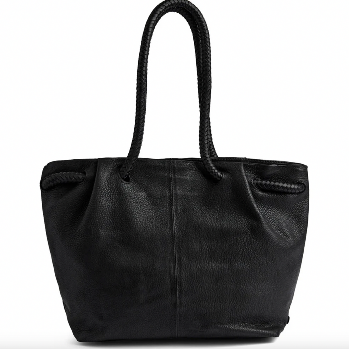 Sac à épaule avec belle bandoulière tressée - Black