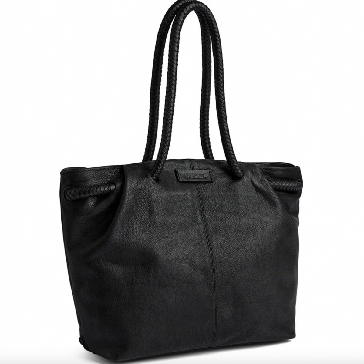 Sac à épaule avec belle bandoulière tressée - Black
