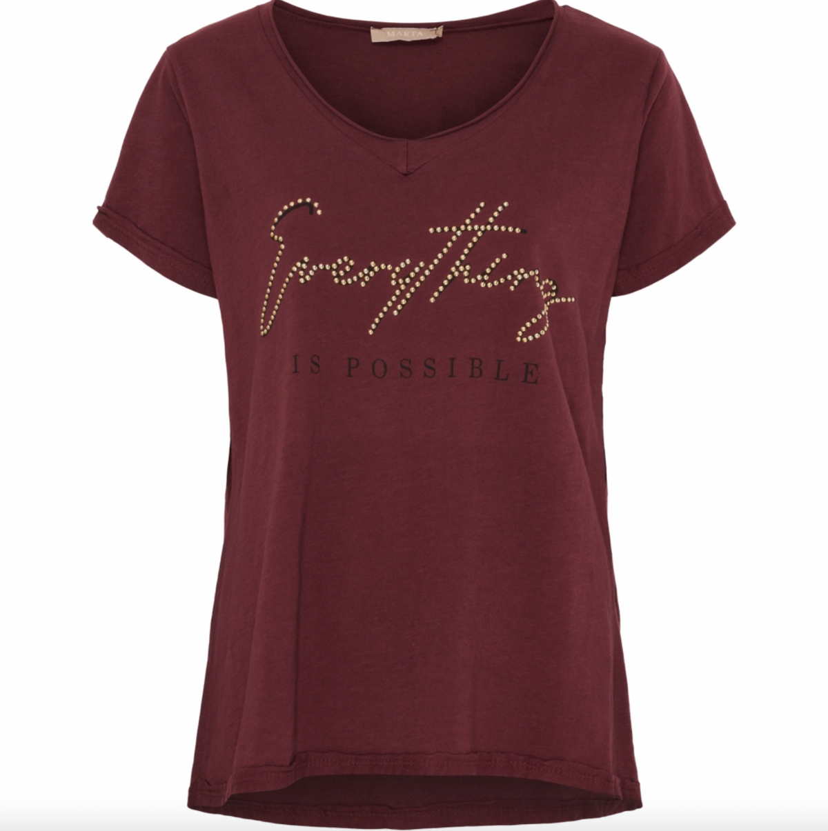 T-shirt Lillian - Vino