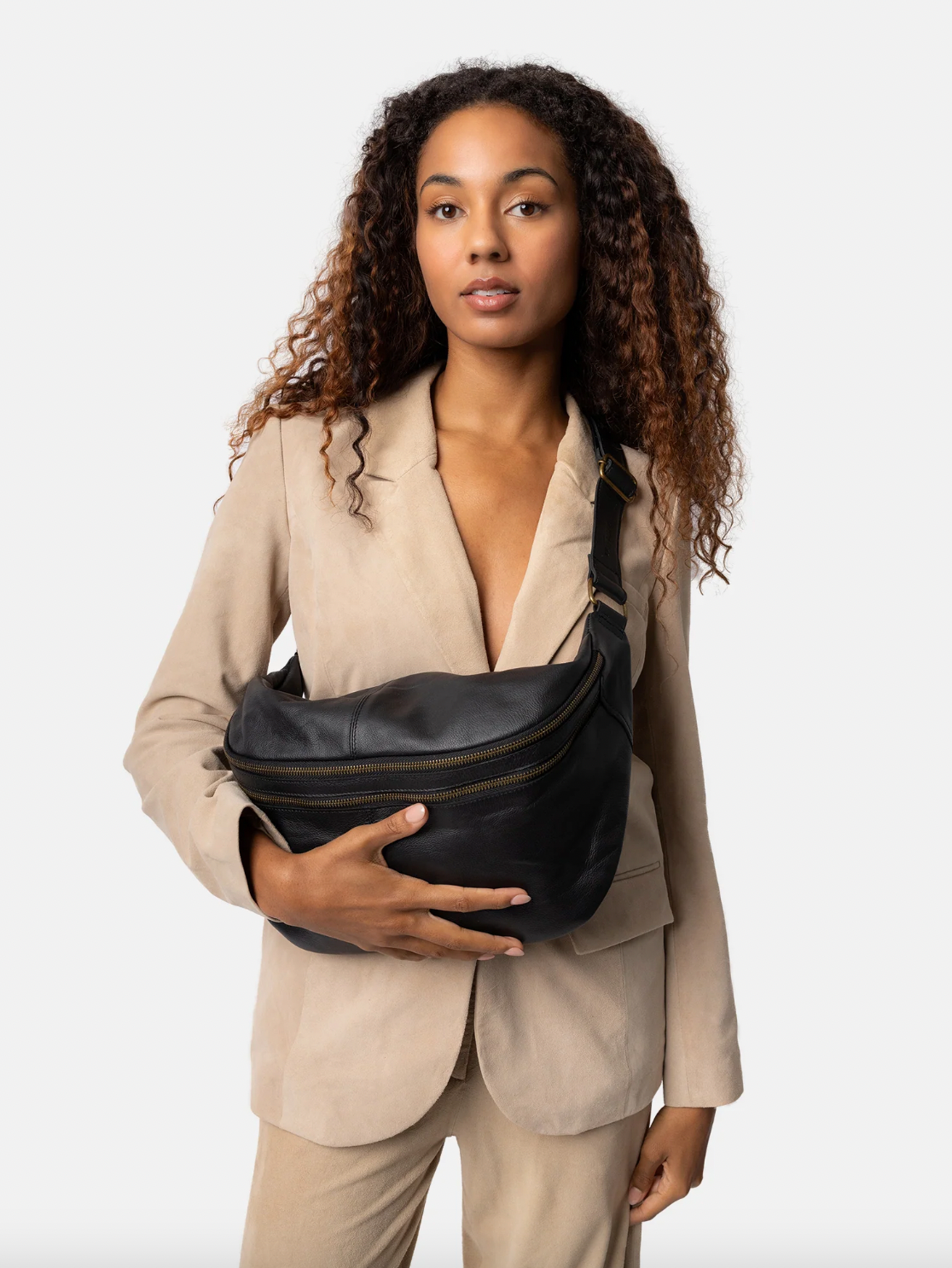 Sac banane Jina Big Noir