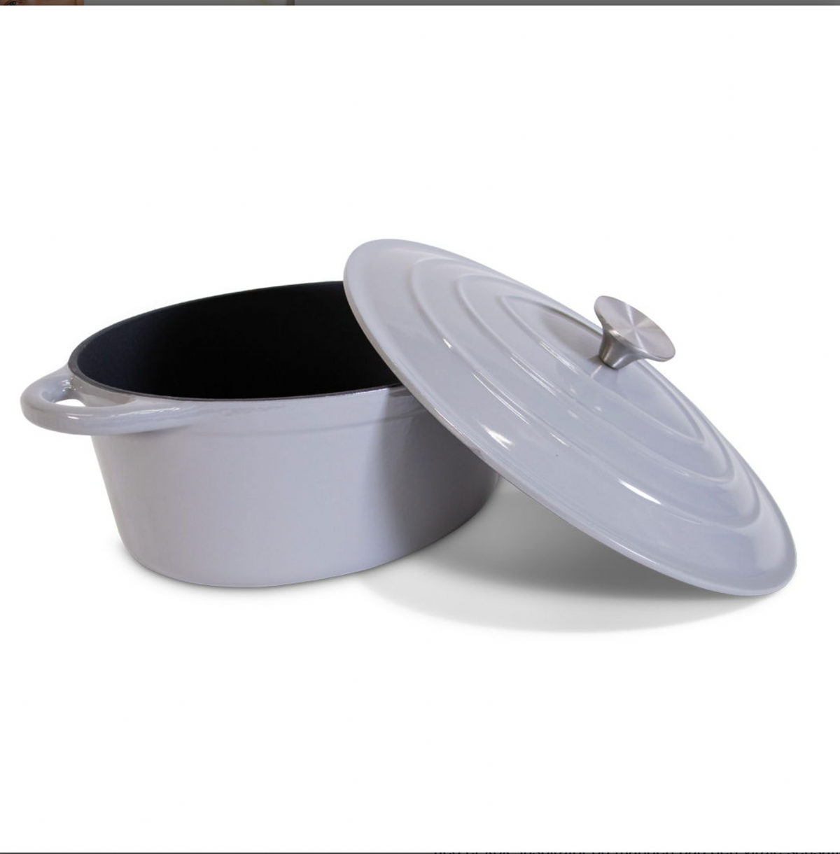 Cocotte ovale en fonte émaillée 30x22,5 cm