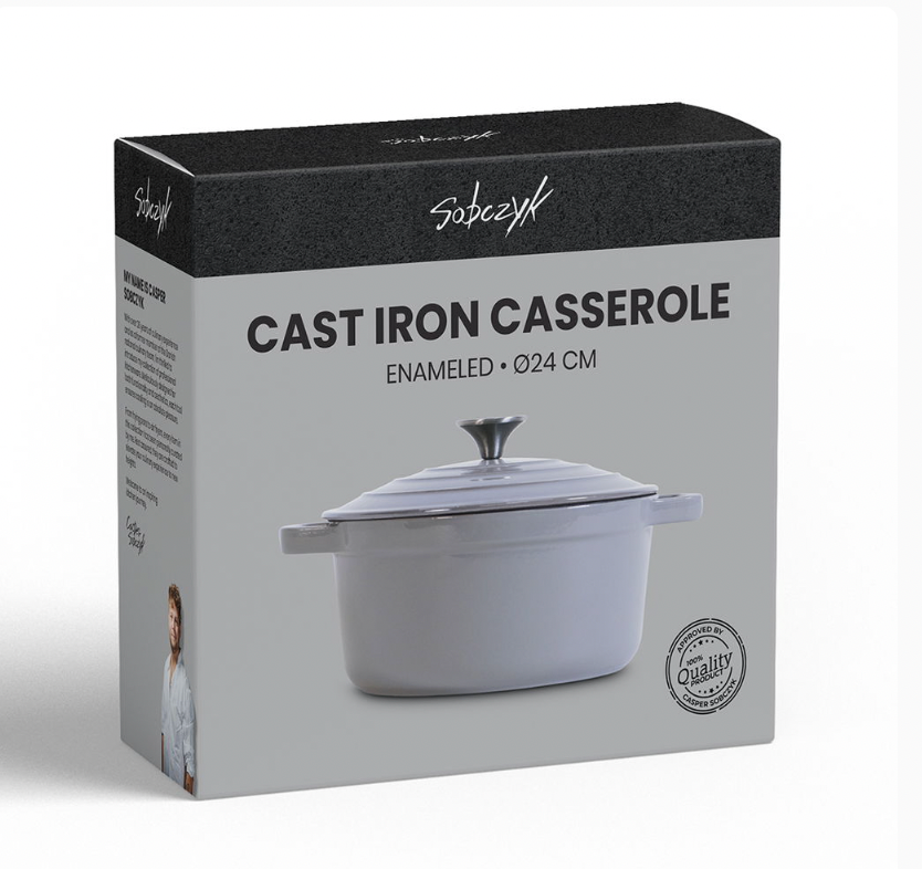 Cocotte en fonte émaillée Ø24cm