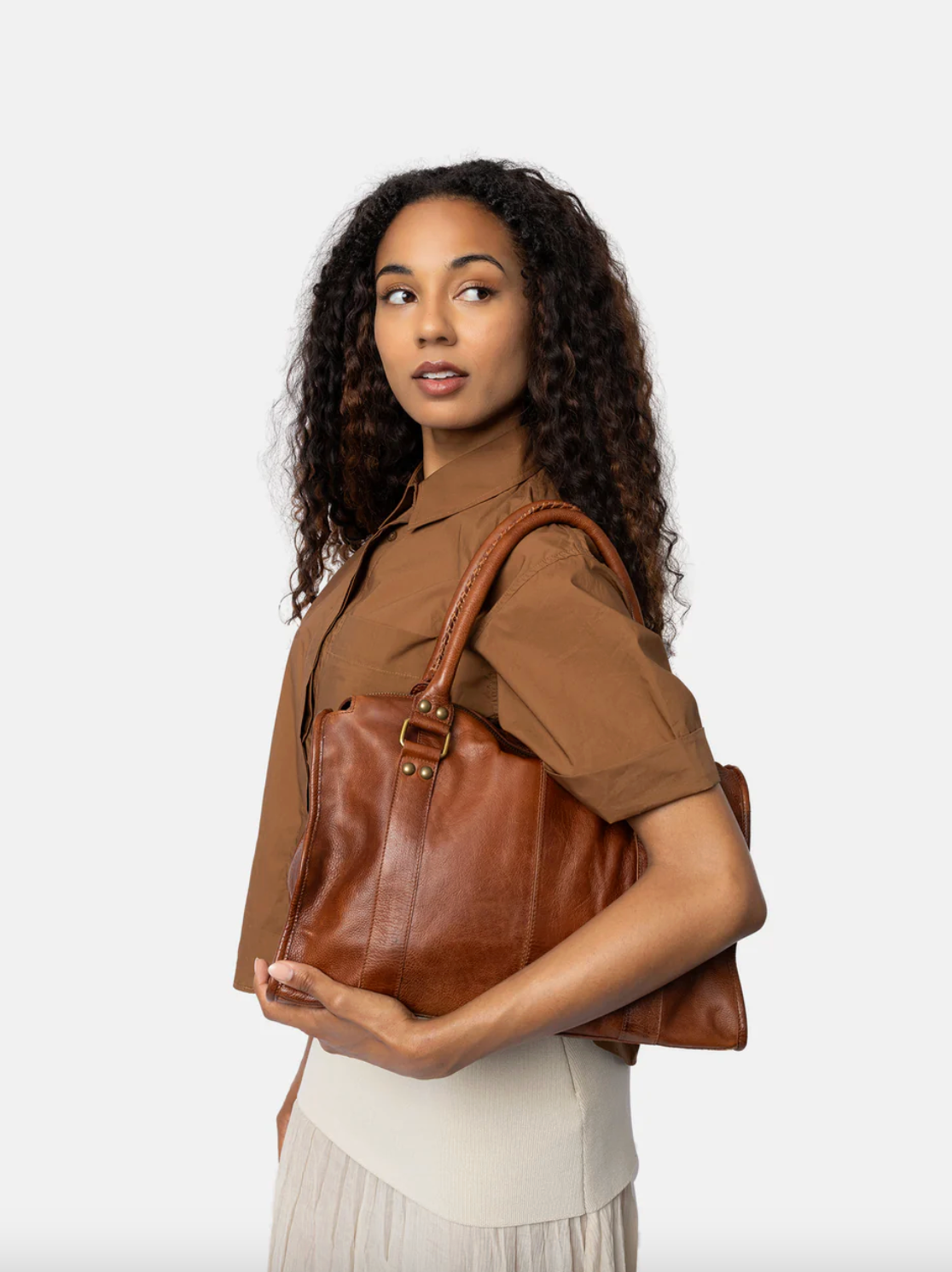 Sac bandoulière polyvalent - Miri Big walnut