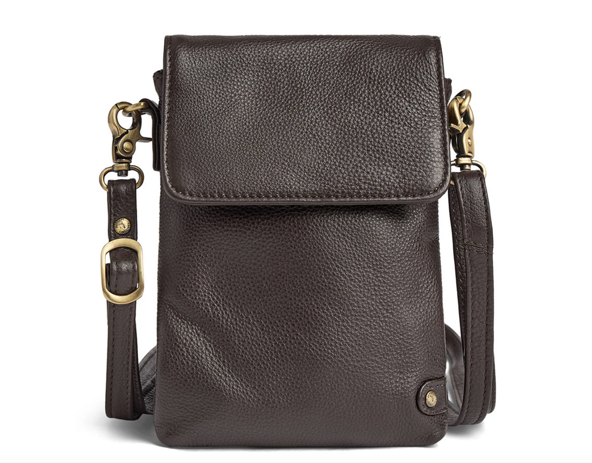 Sac pour téléphone Aura - Dark mocca