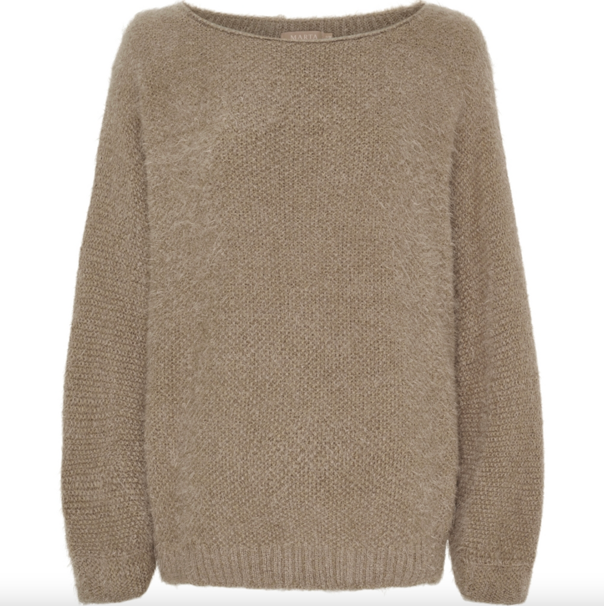 Pull en maille Anouk - Dark fango