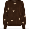Pull en maille Clover Knit - Moro brown