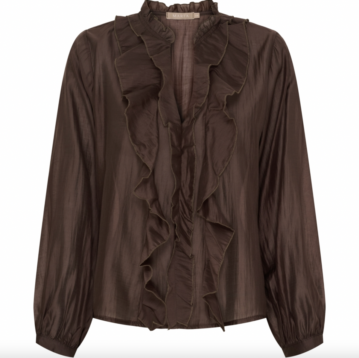 Blouse chemise - Naira Moro brown