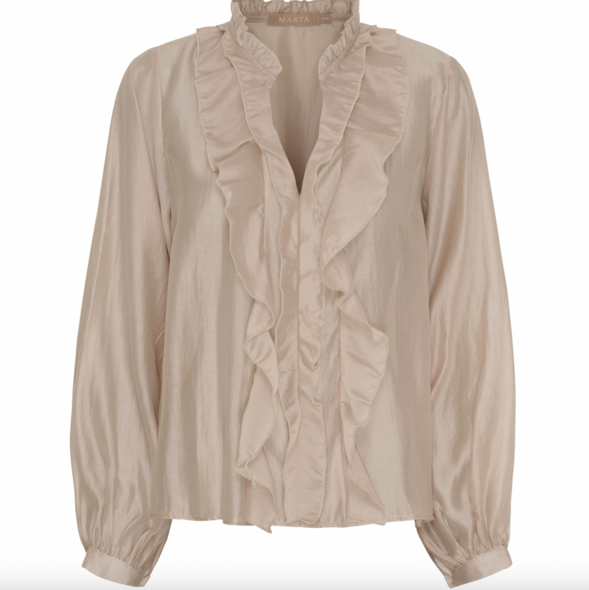 Blouse chemise - Naira Moro beige