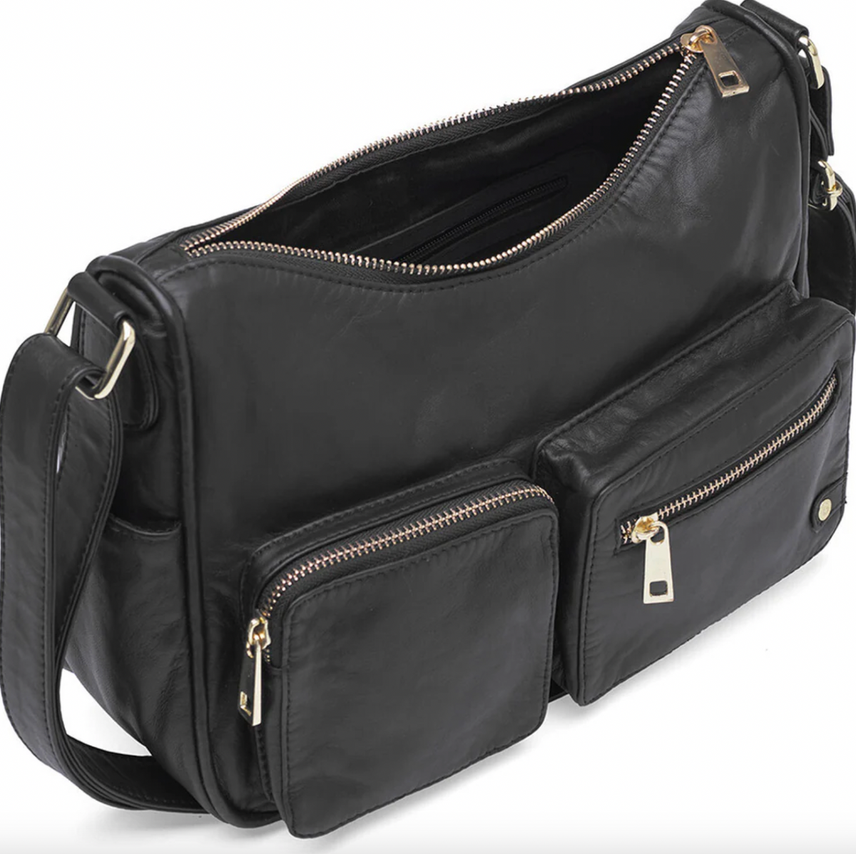 Sac bandoulière Sienna - Black gold