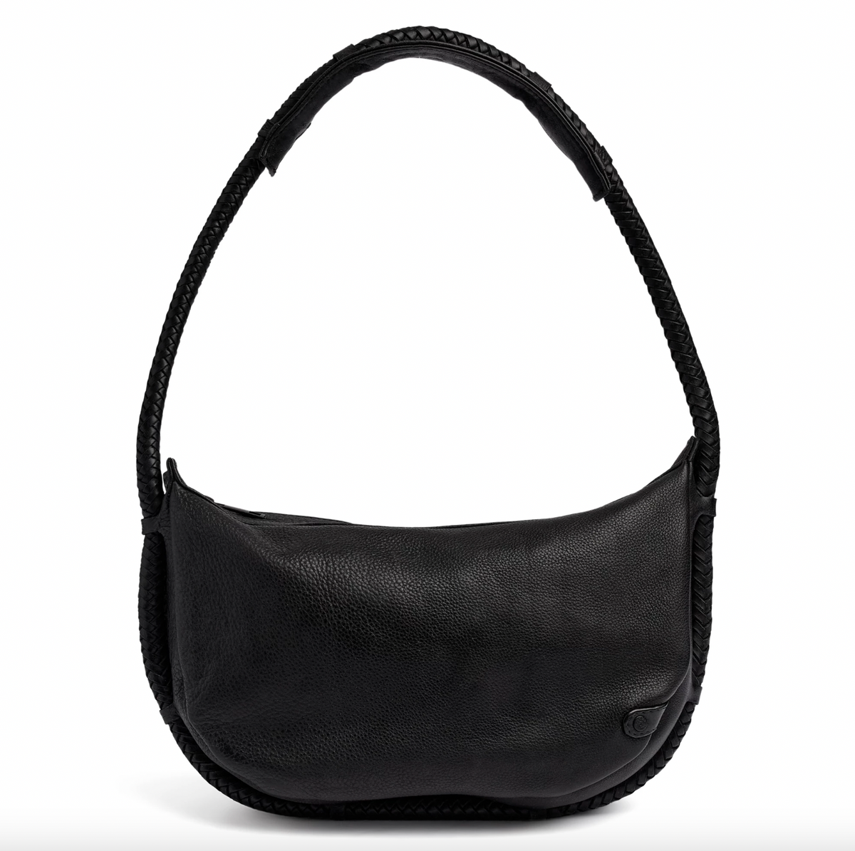 Sac à main avec belle bandoulière tressée - Black