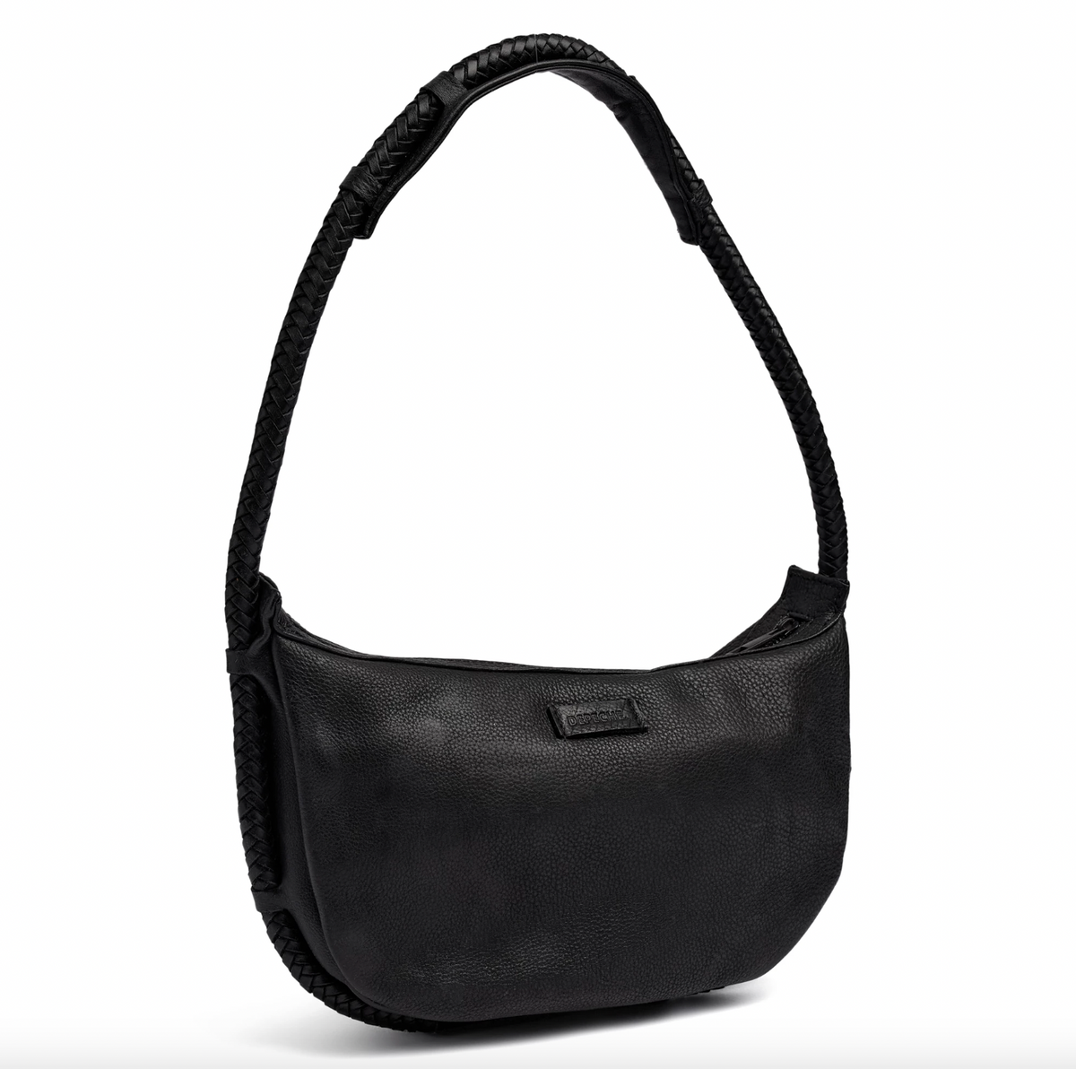 Sac à main avec belle bandoulière tressée - Black
