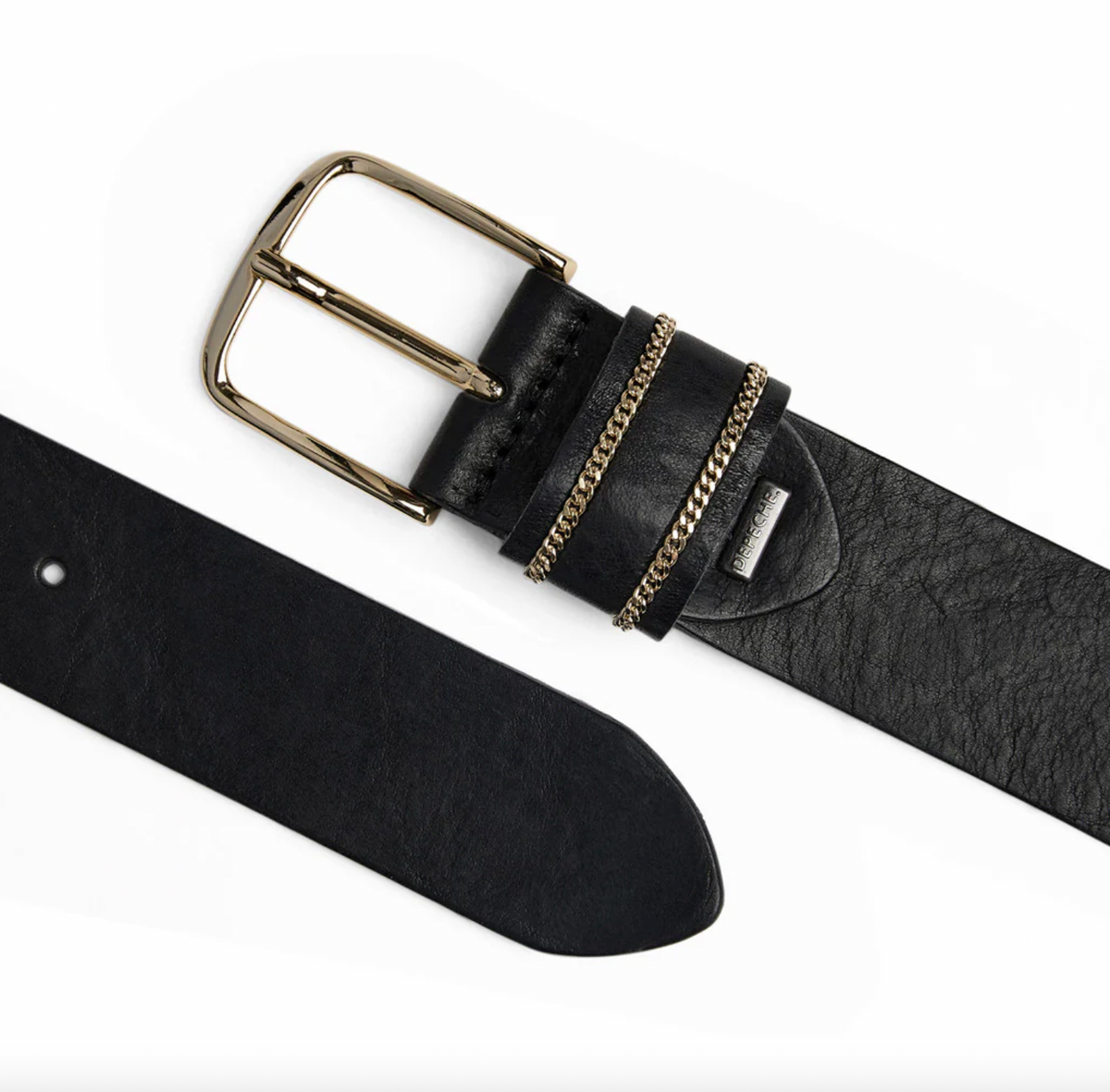 Ceinture en jean - Black / gold