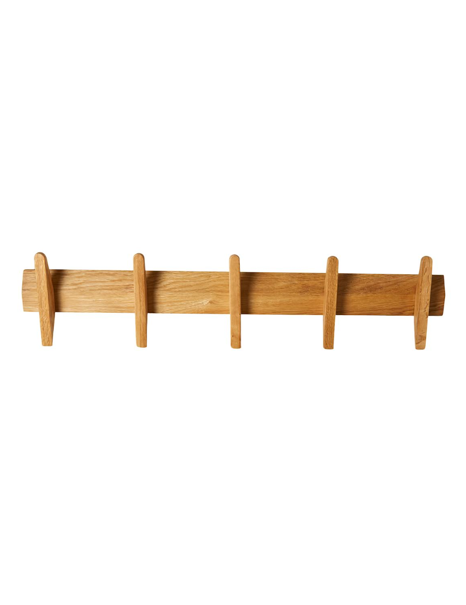 Porte-manteaux - Chêne 5 hooks