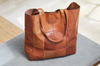 Sac shopper – Cognac recyclé