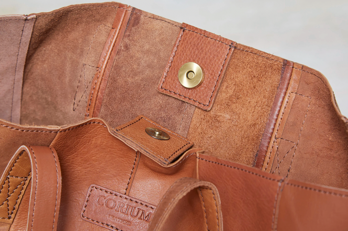 Sac shopper – Cognac recyclé
