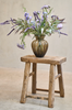 Vase Justine big brown - Verre soufflé bouche