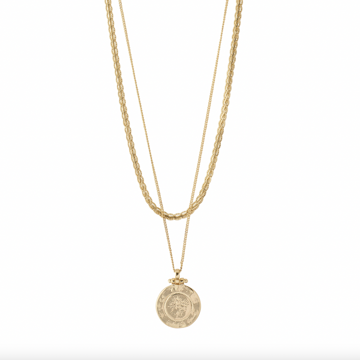 Collier NOMAD 2-en-1 pièce - Plaqué or