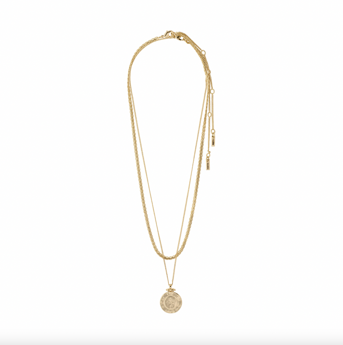 Collier NOMAD 2-en-1 pièce - Plaqué or