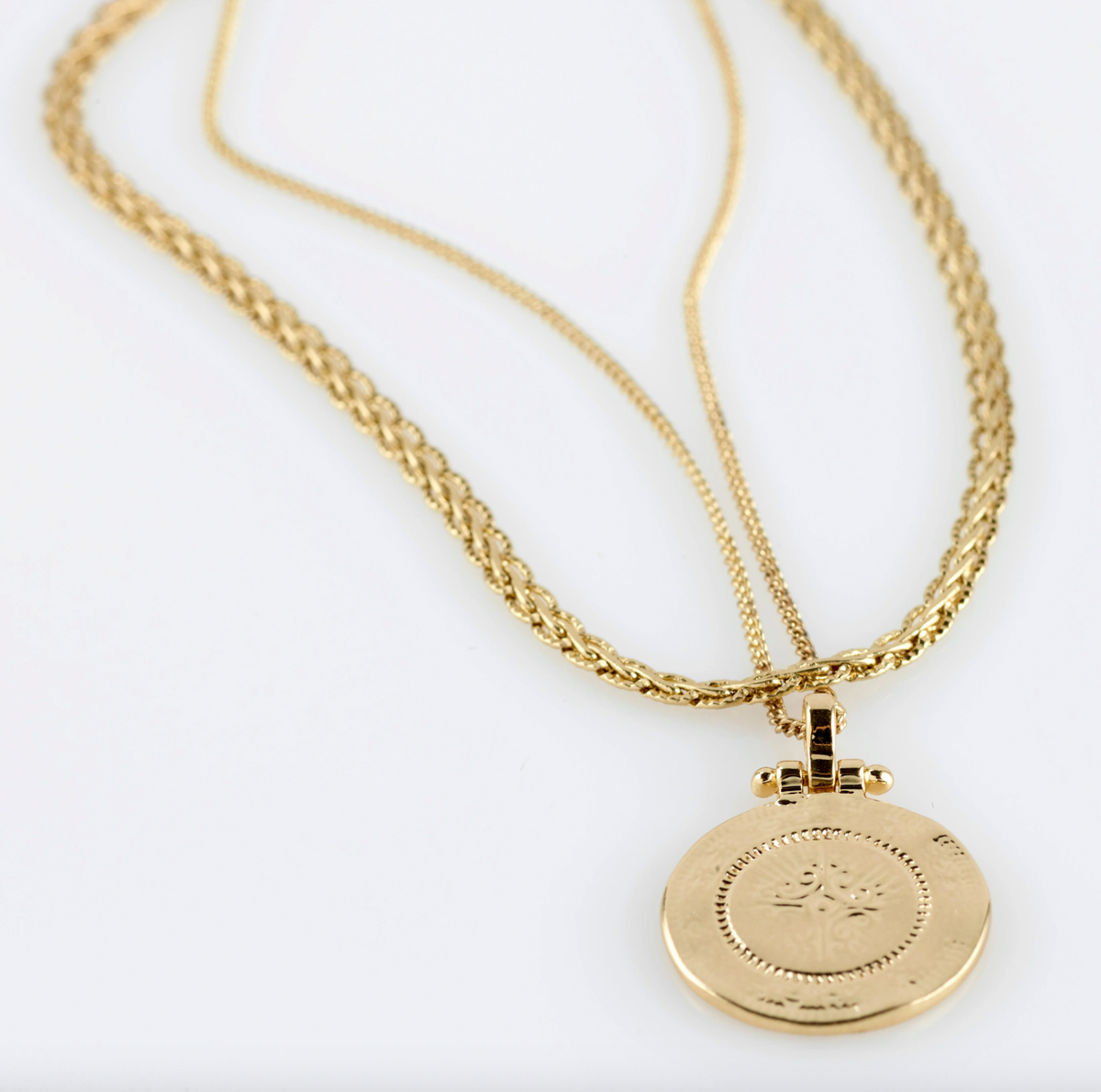 Collier NOMAD 2-en-1 pièce - Plaqué or
