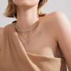 Collier 2-en-1 - Plaqué or
