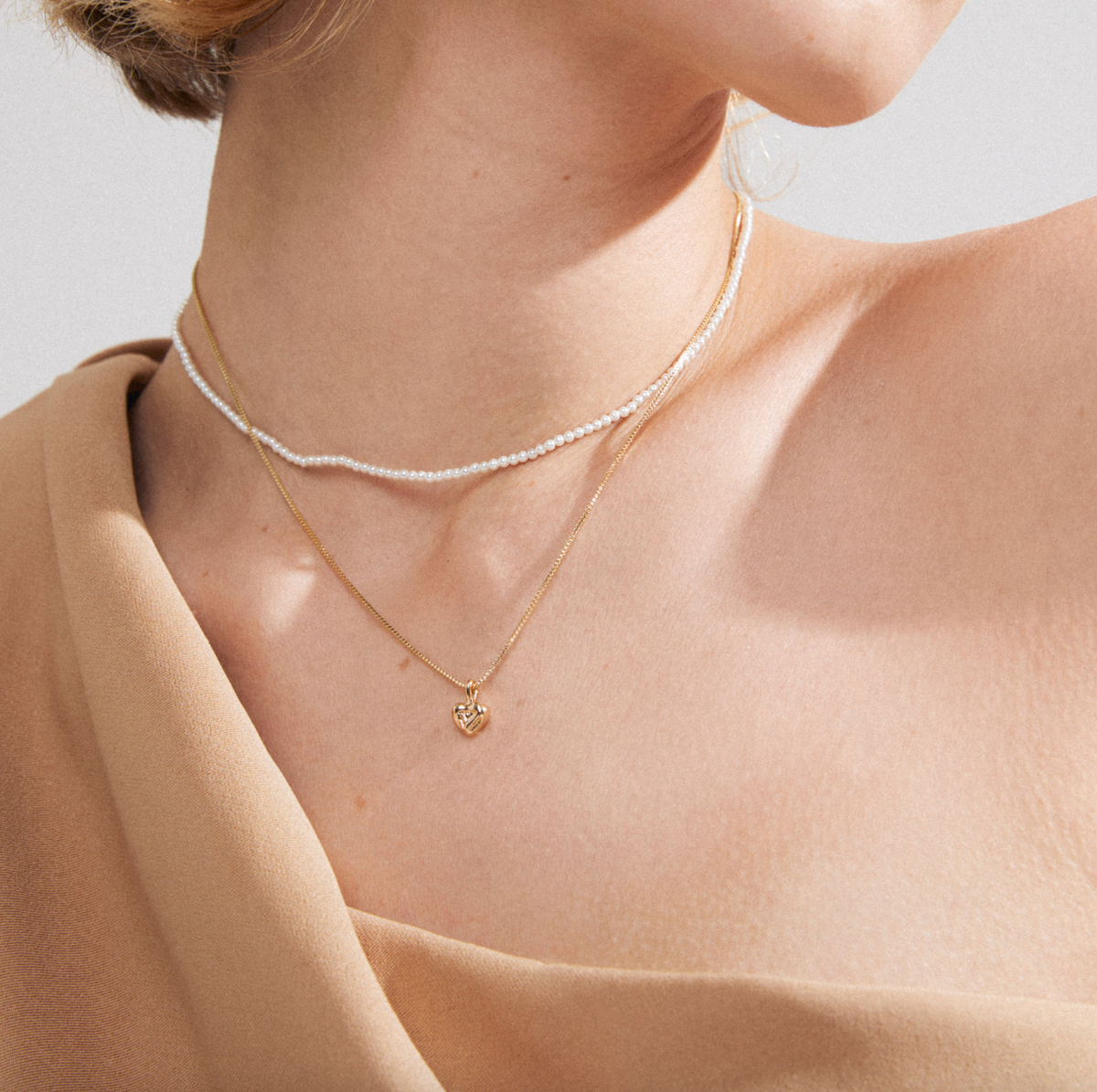 Collier 2-en-1 - Plaqué or
