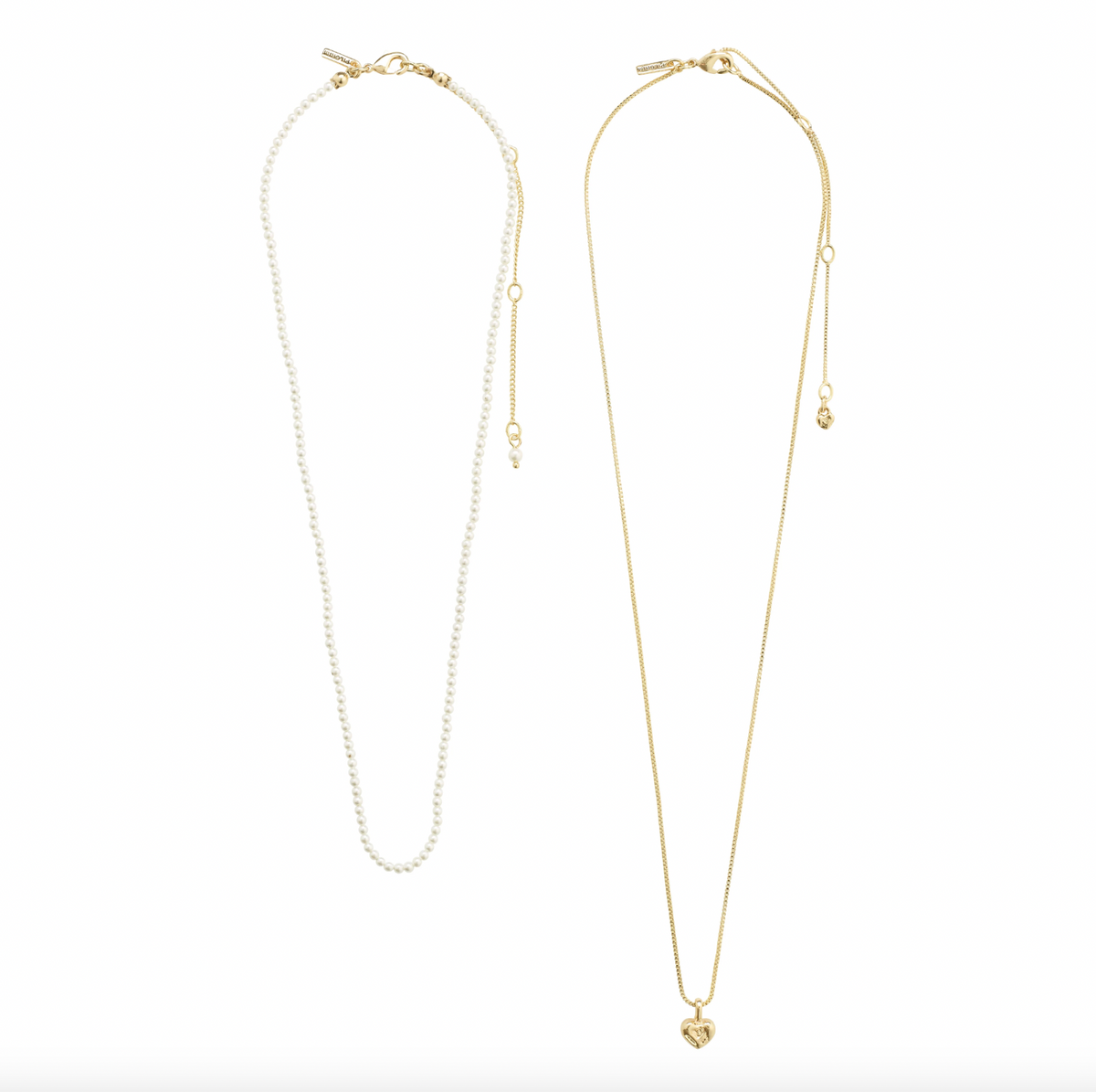 Collier 2-en-1 - Plaqué or