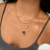 Collier DECLAN set 2-en-1 - Plaqué or