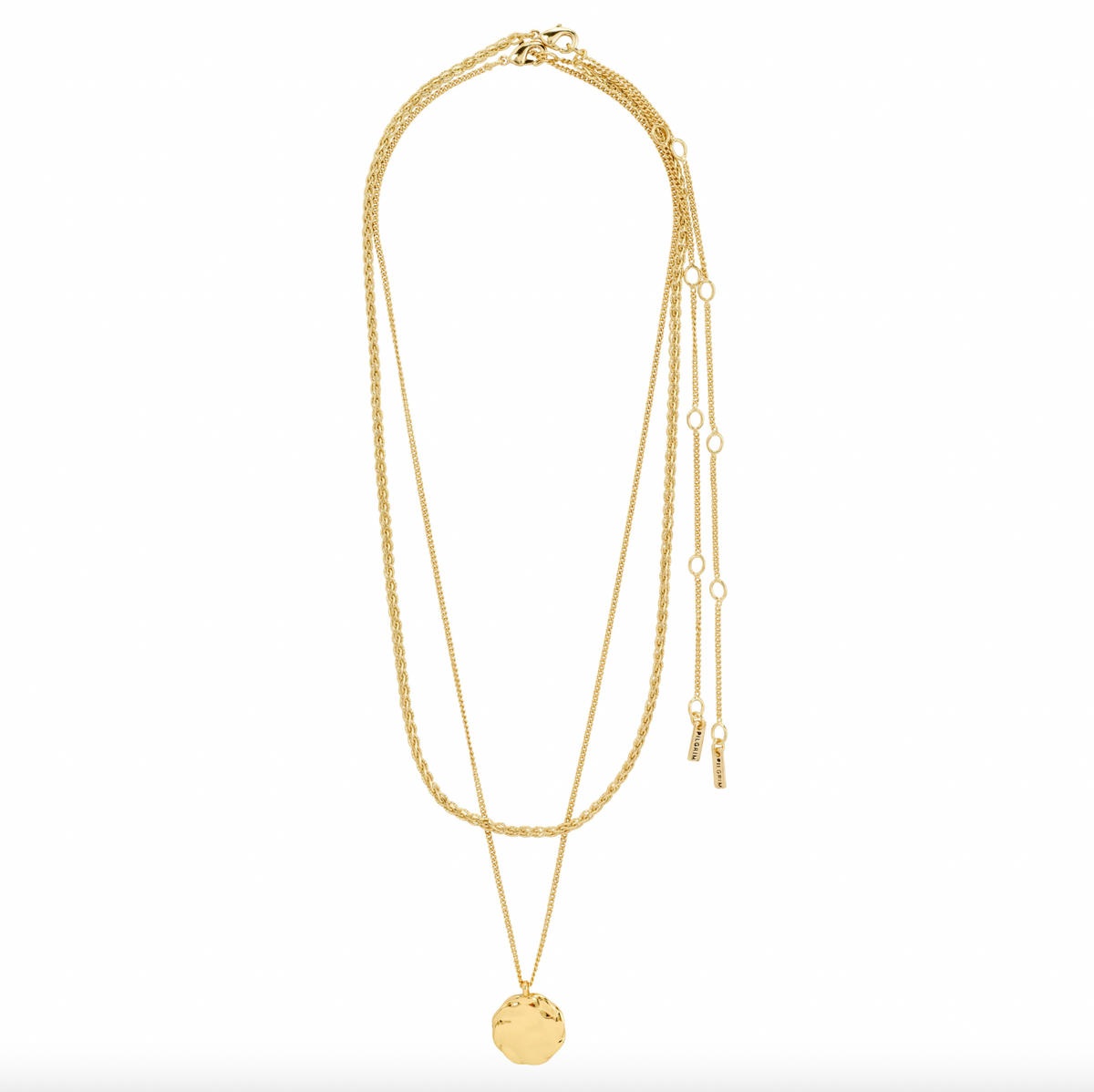 Collier DECLAN set 2-en-1 - Plaqué or