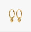 Boucles d’oreilles - créoles cœur