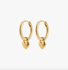 Boucles d’oreilles - créoles cœur