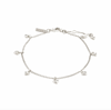 Bracelet avec cœurs - Plaqué argent