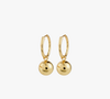 Boucles d’oreilles AIR hoop dorées
