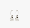 Boucles d’oreilles AIR hoop plaquées argent