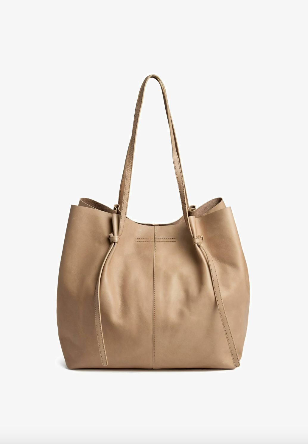 Shopper en cuir souple - Sable