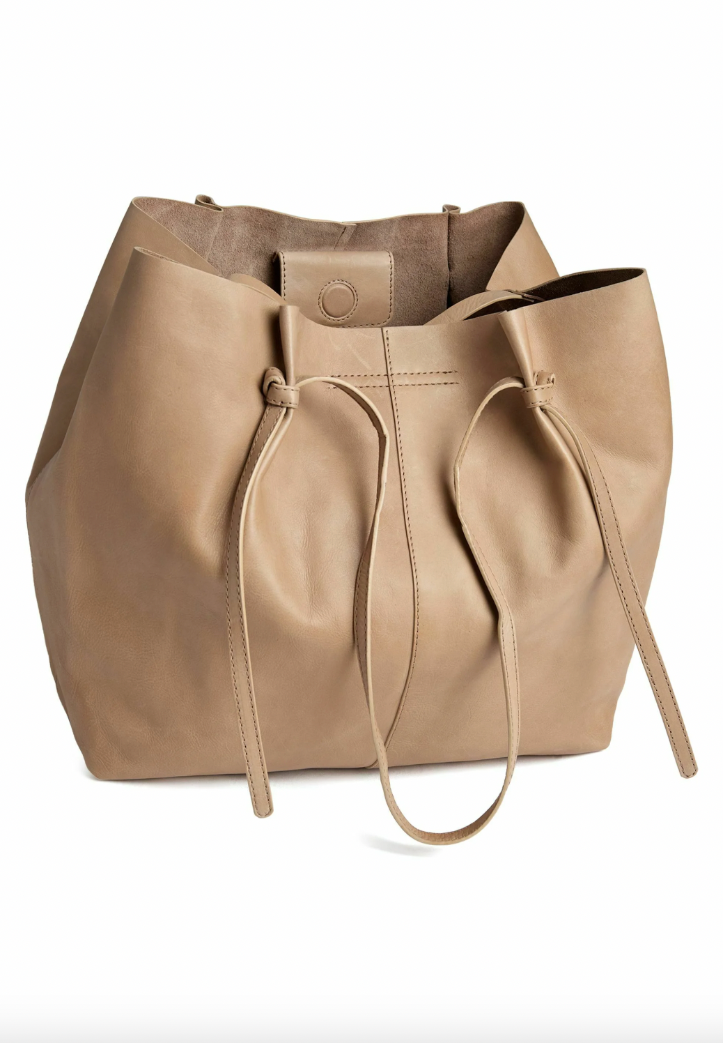 Shopper en cuir souple - Sable