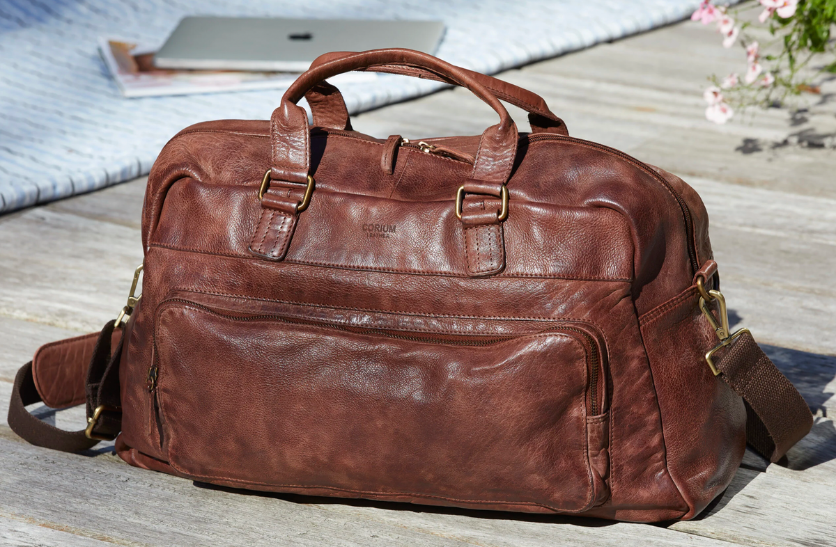 Sac week-end Raw boheme - Brown