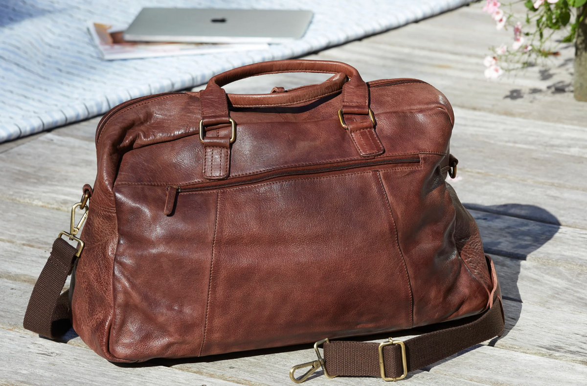 Sac week-end Raw boheme - Brown